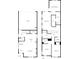 Detailed floor plan showcasing the layout of the home, including the garage and primary bedroom at 4105 Galloway Park Dr, Charlotte, NC 28262