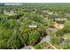 Aerial view of the property nestled near Pine Lake Country Club and New 17th Green at 4417 Walter Nelson Rd, Mint Hill, NC 28227