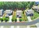 Aerial view of a home showing the property lines and surrounding neighborhood at 528 Sandbar Pt, Clover, SC 29710
