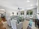 Bright living room with outdoor access, stylish furniture, and an open floor plan at 5308 Sunningdale Dr, Charlotte, NC 28277