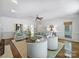 Open-concept living room featuring lots of seating and a fireplace, perfect for entertaining at 5308 Sunningdale Dr, Charlotte, NC 28277
