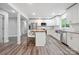 Bright kitchen features stainless appliances, wood countertops, and white cabinets at 554 Isle Of Pines Rd, Mooresville, NC 28117