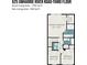 A third floor plan featuring bedrooms, bathrooms, a primary bedroom, laundry, and walk-in closet at 625 Uwharrie River Rd, Charlotte, NC 28211