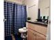 Bathroom with a shower-tub combo and vanity at 650 Harry St, China Grove, NC 28023