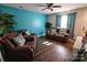 Comfortable living room with bright wall color, providing a relaxing atmosphere at 650 Harry St, China Grove, NC 28023