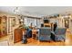 Charming living room with hardwood floors, fireplace, and unique decor providing a warm and inviting atmosphere at 6992 Sherrills Ford Rd, Sherrills Ford, NC 28673