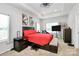 Spacious main bedroom with tray ceilings and ensuite bathroom access at 720 Herlong S Ave, Rock Hill, SC 29732