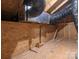 Unfinished attic space showing insulation, duct work, and structural elements at 805 Old Little Rock Rd, Charlotte, NC 28214