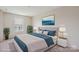 Bright bedroom with a plush bed, stylish decor, and ample natural light creating a serene and inviting atmosphere at 10211 Snowbell Ct, Charlotte, NC 28215