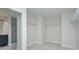 Walk-in closet features wire shelving and adjoins a bathroom with a glass shower at 1025 Harrogate Dr, Bessemer City, NC 28016
