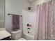 Functional bathroom featuring a shower-tub combination, providing a practical and clean space at 11718 Preservation Ln, Charlotte, NC 28278