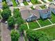 Beautiful aerial view of well-manicured home at 13421 Copley Square Dr, Huntersville, NC 28078
