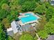 Aerial view of the community pool at 13421 Copley Square Dr, Huntersville, NC 28078