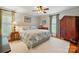 Spacious bedroom with hardwood floors, neutral colors, and ample closet space at 2025 Sagamore Rd, Charlotte, NC 28209