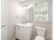 Bright bathroom with modern fixtures and large mirror at 204 Pebble Creek Xing, Fort Mill, SC 29715
