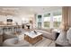 Open concept living room and kitchen area with natural light and neutral decor at 2066 Skyhawk Dr, York, SC 29745