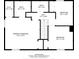 Second floor plan features bedrooms and bathrooms at 219 Proctor Dr, Salisbury, NC 28147