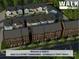Aerial view of new townhomes featuring modern architectural design and landscaping, showcasing a desirable residential community at 226 Gilead Rd, Huntersville, NC 28078