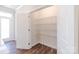Walk-in pantry with white wire shelves at 226 Gilead Rd, Huntersville, NC 28078
