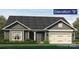 Charming single-story home with gray siding, well-manicured lawn, and attached two-car garage at 230 Mountain Island Dr # 39, Statesville, NC 28677