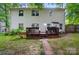 Backyard with a back deck and a treed yard at 2426 Tory Oak Pl, Matthews, NC 28105
