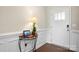 Inviting foyer with hardwood floors and decorative accents at 274 Robinwood Ln, Lake Wylie, SC 29710