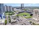 Enjoy aerial views of the baseball stadium and surrounding cityscape from this ideally-located neighborhood at 333 W Trade St # 1500, Charlotte, NC 28202