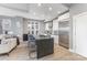 Modern kitchen with granite island and stainless steel appliances at 333 W Trade St # 1500, Charlotte, NC 28202
