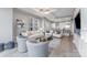 Open living room with modern decor at 333 W Trade St # 1500, Charlotte, NC 28202