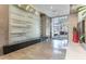 Stunning lobby with a water feature wall and elegant decor creates a welcoming atmosphere at 333 W Trade St # 1500, Charlotte, NC 28202