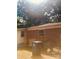View of brick house and trashcan in backyard at 3715 Vanderburg Dr, Concord, NC 28025