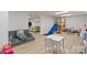 Spacious basement playroom with a fun slide and dedicated play area for activities at 4916 Leepers Creek Rd, Maiden, NC 28650