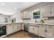 Functional kitchen with stainless steel appliances, plenty of countertop space and natural light at 4916 Leepers Creek Rd, Maiden, NC 28650