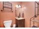 Cozy bathroom with a granite vanity and bronze fixtures providing a contemporary look at 6227 Dogwood Ln, Waxhaw, NC 28173