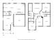 Detailed floor plan showcasing two floors, multiple bedrooms, a kitchen, and a garage at 8511 Redding Glen Ave, Charlotte, NC 28216
