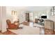 Home office with hardwood floors, French doors, and ample natural light at 8700 Thornbury Ln, Huntersville, NC 28078