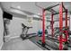 Well-equipped basement gym featuring modern exercise equipment for a complete workout at 9021 Unbridle Ln, Waxhaw, NC 28173