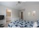 Comfortable bedroom with closet space and connecting doorway to the ensuite bathroom at 916 Coffee Tree Ln, Rock Hill, SC 29732