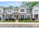 Charming townhome with stone accents, landscaped yard, and inviting entrance at 916 Coffee Tree Ln, Rock Hill, SC 29732