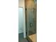 Modern tiled shower featuring a glass door and updated fixtures at 10100 Jack Nicklaus Dr, Lancaster, SC 29720