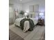 Cozy bedroom featuring soft lighting, decorative artwork, and a comfortable bed at 1015 4Th St, Spencer, NC 28159