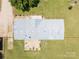 Birds eye view of the roof and backyard featuring a patio with outdoor furniture at 1107 Richard Rd, Salisbury, NC 28147