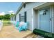 Inviting front porch with comfortable seating, enhancing the home's curb appeal at 1107 Richard Rd, Salisbury, NC 28147