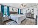 Cozy main bedroom featuring a comfortable bed, soft natural light, and relaxing decor for a peaceful retreat at 1107 Richard Rd, Salisbury, NC 28147