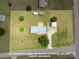 Aerial view of the property illustrating property lines and surrounding landscape at 1107 Richard Rd, Salisbury, NC 28147
