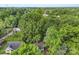 Secluded property surrounded by lush trees, creating a private and serene setting at 1155 Cedar Grove Ln, Rock Hill, SC 29732