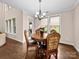 Bright breakfast nook with hardwood floors and lots of natural light at 1190 Arges River Dr, Fort Mill, SC 29715