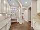 Convenient butler's pantry with ample counter space, custom cabinetry, and sleek design for seamless entertaining at 1190 Arges River Dr, Fort Mill, SC 29715