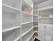 Walk-in closet with built-in shelving at 1190 Arges River Dr, Fort Mill, SC 29715