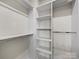 Walk-in closet with shelving and storage space at 1190 Arges River Dr, Fort Mill, SC 29715